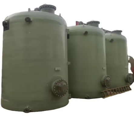 Pharmazeutische Chemie FRP Tank Glatte Oberfläche FRP Öltrennbehälter Customized Logo