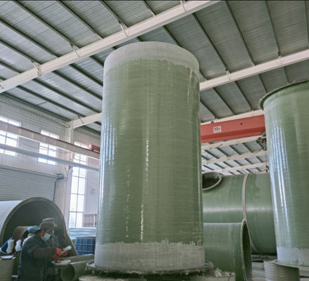 FRP-GRP-Tank mit großem Durchmesser Vertikaler Speichertank Öl-Säure-Saft-Speichertank