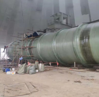 1000L Horizontale Glasfaser-FRP-Tank für die Speicherung von Wasser, Öl, Benzin, Säure und Alkali