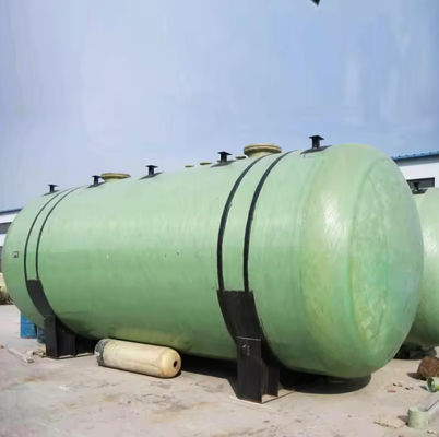1000L Horizontale Glasfaser-FRP-Tank für die Speicherung von Wasser, Öl, Benzin, Säure und Alkali
