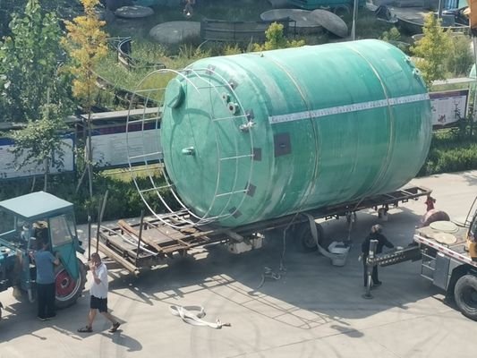 Chemische Industrie Frp Horizontale Tanks Langlebig korrosionsbeständig
