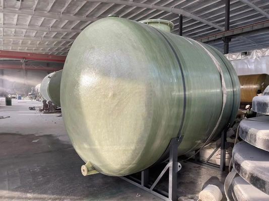 Horizontale Glasfaser-Säure-Basis-Frp-Speichertank, FRP-Speichertank, Glasfaser-Chemie-Tank hohe Dichte