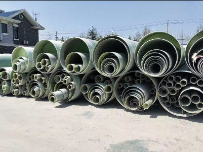100 mm-4000 mm Durchmesser FRP-Rohr GRP Runde Rohrleitung Hochtemperaturbeständigkeit