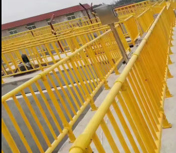 Glasfaserfrp Grp Zaunbau Handrail Garten Handrail GRP Handrail Schutzrail Zaunpfosten
