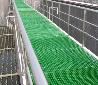 UV-freie, glatte, aus FRP geformte Glasfasergitter 38x38x38mm GRP-Baumgitter