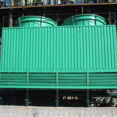 OEM Quadrat FRP GRP Cross Flow Kühlturm Leichtgewicht Maß angepasst