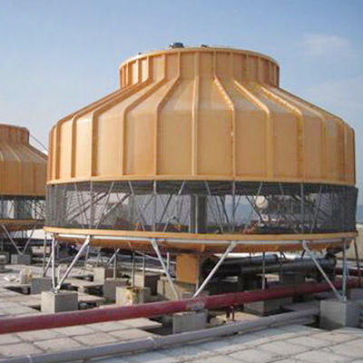 OEM Quadrat FRP GRP Cross Flow Kühlturm Leichtgewicht Maß angepasst
