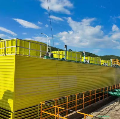 Quadratischer Kühlturm aus industriellem FRP-Flusszähler Typ GRP-Kühlturm