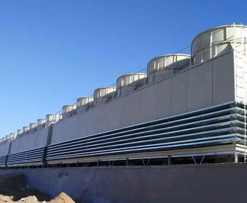 Industriewasser FRP Kühlturm GRP Gegenfluss und Kreuzfluss 10-1000m3/h