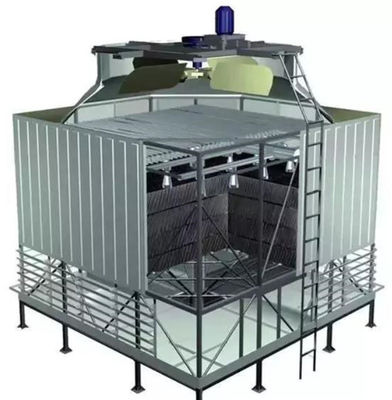 GRP-FRP-Typ Kreislaufkühlturm 500-1000 Tonnen Schnelle Temperaturreduktion