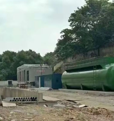 500L/Stunde FRP unterirdischer Septikbehälter, Abwasserbehandlung FRP Bio-Abwasserbehälter