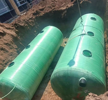 Wasserreinigung FRP Septikbehälter Untergrund-Typ Haushalts Abwasserreinigungssystem
