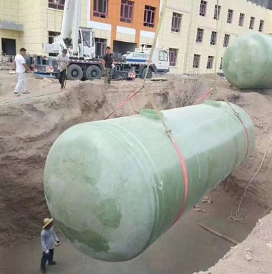 1000L Bioseptikbehälter aus FRP ohne Leckage Abwasserbehälter aus Glasfaser Abwasserbehandlung