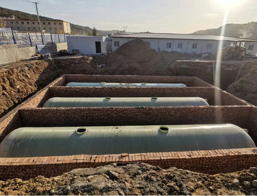 1000L Bioseptikbehälter aus FRP ohne Leckage Abwasserbehälter aus Glasfaser Abwasserbehandlung