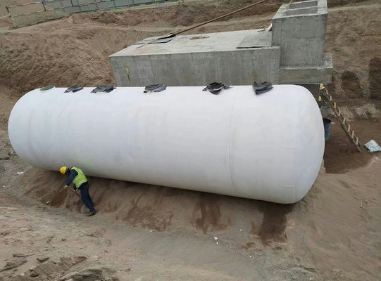 1000L Bioseptikbehälter aus FRP ohne Leckage Abwasserbehälter aus Glasfaser Abwasserbehandlung