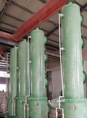 Glasfaser FRP Säure Nebel Absorptionsturm GRP Scrubber FRP Turm individuell angepasste Größe