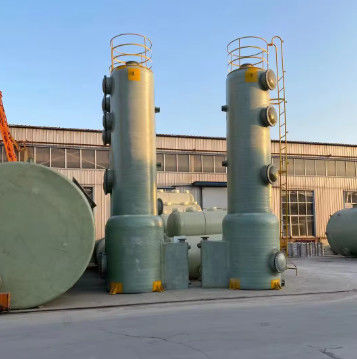 Glasfaser FRP Säure Nebel Absorptionsturm GRP Scrubber FRP Turm individuell angepasste Größe