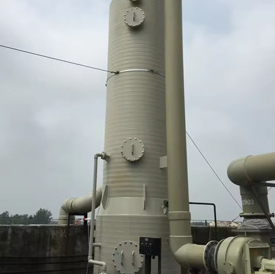 Mehrfarbige Gelbeschichtung FRP Reinigung Absorptionsturm Säure Nebel Absorption individuell