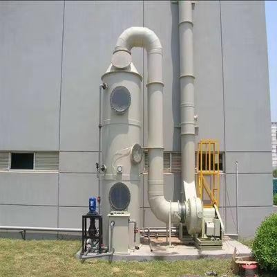 Mehrfarbige Gelbeschichtung Biogas FRP Säure Nebel Absorptionsturm Spray-Packed Tower