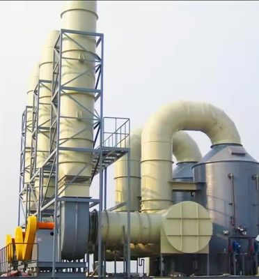 Industrielle FRP-GRP-Absorptionsturm für die Abgas- und Säure-Nebelgasbehandlung