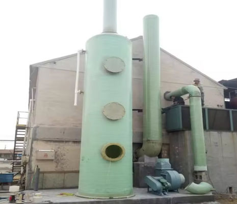 Industrielle FRP-GRP-Absorptionsturm für die Abgas- und Säure-Nebelgasbehandlung