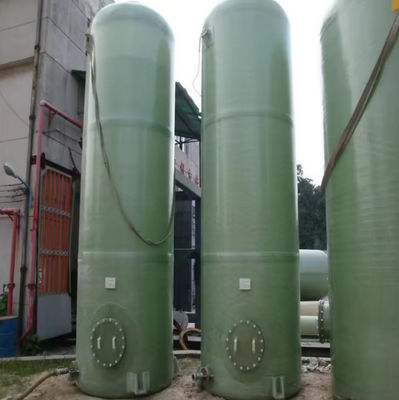 Abdeckbare Gelbeschichtung GRP FRP Absorptionsturm Mehrschicht Sprühen für Abfallsäure Gas