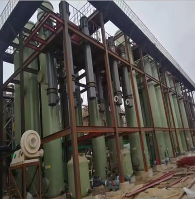 Industrielle Glasfaser-GRP-Absorptionsturm für die Säure-Gasreinigung
