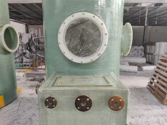 Hochfeste FRP-Absorptionsturm Zylindrischer Reinigungsturm für Säure-Alkali-Nebel
