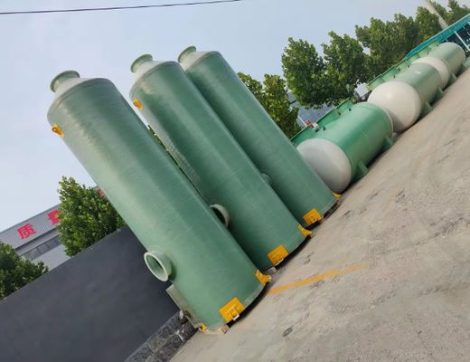 Hochfeste FRP-Absorptionsturm Zylindrischer Reinigungsturm für Säure-Alkali-Nebel