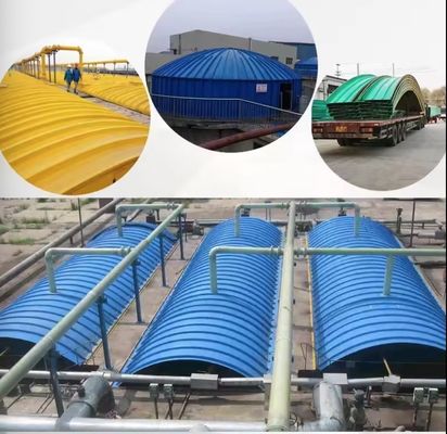 Professionelles Abwasserbecken GRP-Abdeckungsplatte, Gassammelhaube FRP-Dachplatte