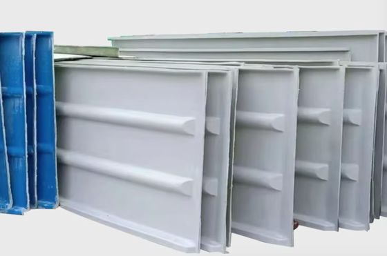 Mehrfarbige Frp Abwasserbehälter Abdeckungen Bogen Gas Sammlung Hood Abdeckung Regenfest