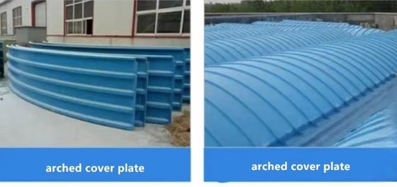 Industrielle Abwasserbecken FRP-Abdeckung Glasfaser Welldach Fliesenblech Flammschutzmittel