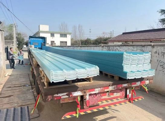 Durchsichtige Wärmedämmung Polycarbonat Durchsichtige Frp-Dachplatten Glasfaser