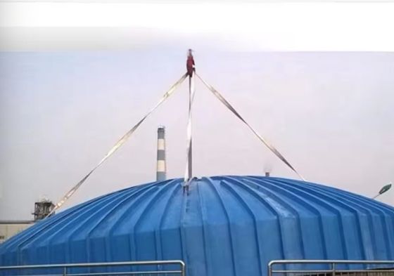 Industrielle FRP-Abdeckung Platte Wasseraufbereitung Abwasserbehälter Glasfaser Frp-Bogenabdeckung