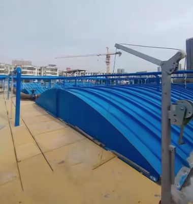 Industrielle FRP-Abdeckung Platte Wasseraufbereitung Abwasserbehälter Glasfaser Frp-Bogenabdeckung