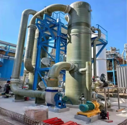 Glasfaser FRP GRP Abgasdesulfurisierungsturm zur Abgasreinigung