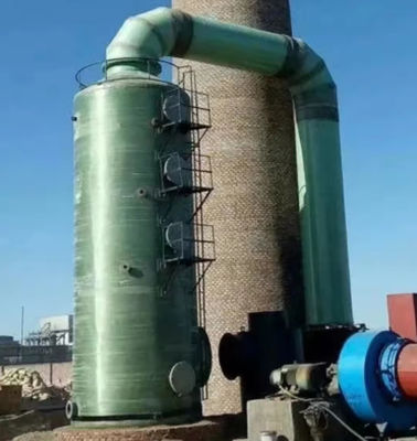 Individuell angefertigter FRP-Entschwefelungsturm Industrieller GRP-Reinigungsturm