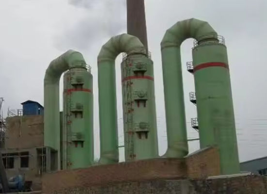 Individuell angefertigter FRP-Entschwefelungsturm Industrieller GRP-Reinigungsturm