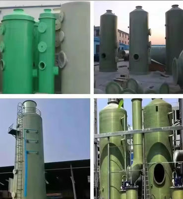 OEM GRP Frp-Entschwefelungsturm zur Gasreinigung Abgasbehandlung