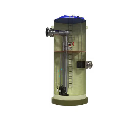 Hochintegration Abwasserheben Regenwasserpumpenstation FRP GRP Struktur
