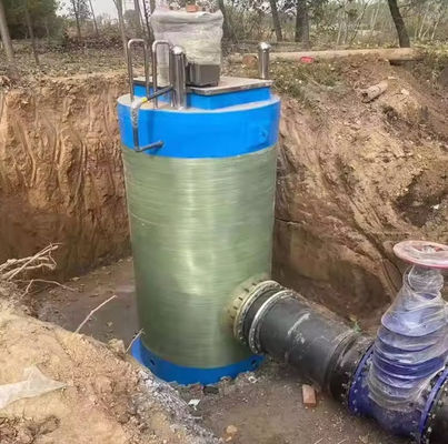 Großkapazitäts-Integrierte Abwasserheberstation Vorgefertigte Abwasserpumpenstation