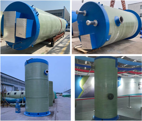 Vorgefertigte FRP-Pumpenstationen aus Glasfaser