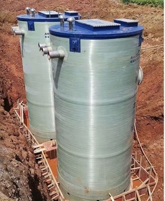 Vorgefertigte integrierte unterwasserfähige FRP-Pumpenstation zur kommunalen Abwasserbehandlung