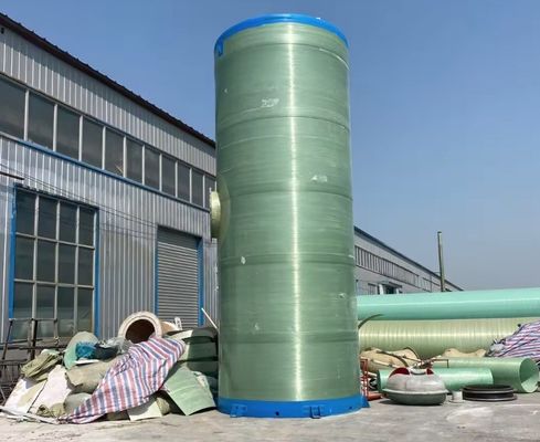 IP68 Intelligente GRP FRP-Pumpstation Glasfaser Vergrabene Pumpstation Vorgefertigte Installation