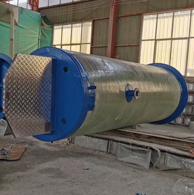 IP68 Intelligente GRP FRP-Pumpstation Glasfaser Vergrabene Pumpstation Vorgefertigte Installation