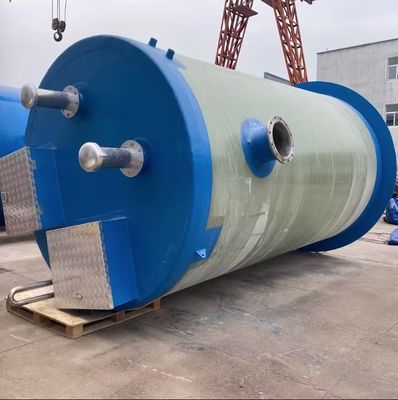 FRP-vorgefertigte unterwasserfähige Pumpstationen für Wasserheben und Abwasserbehandlung