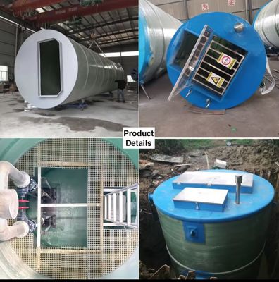 Integrierte FRP-Pumpstationen aus GRP für Hochwasserschutz