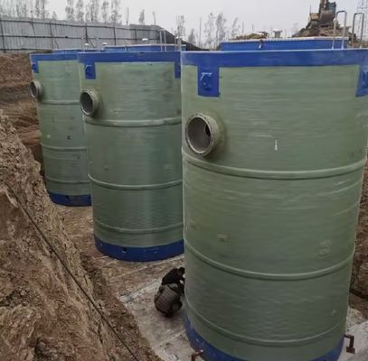Frp Integrierte Wasserhebestation Grp Vergrabene Abwässer Regenwasser vollautomatisch