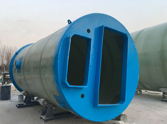 100 m3/h Frp Regenwasser Abwasser Prefab Pumpstationen Integrierte Hebepumpenstation