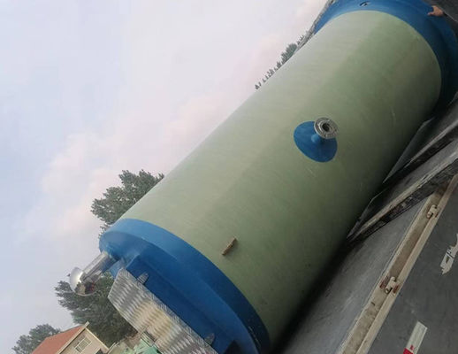 100 m3/h Frp Regenwasser Abwasser Prefab Pumpstationen Integrierte Hebepumpenstation